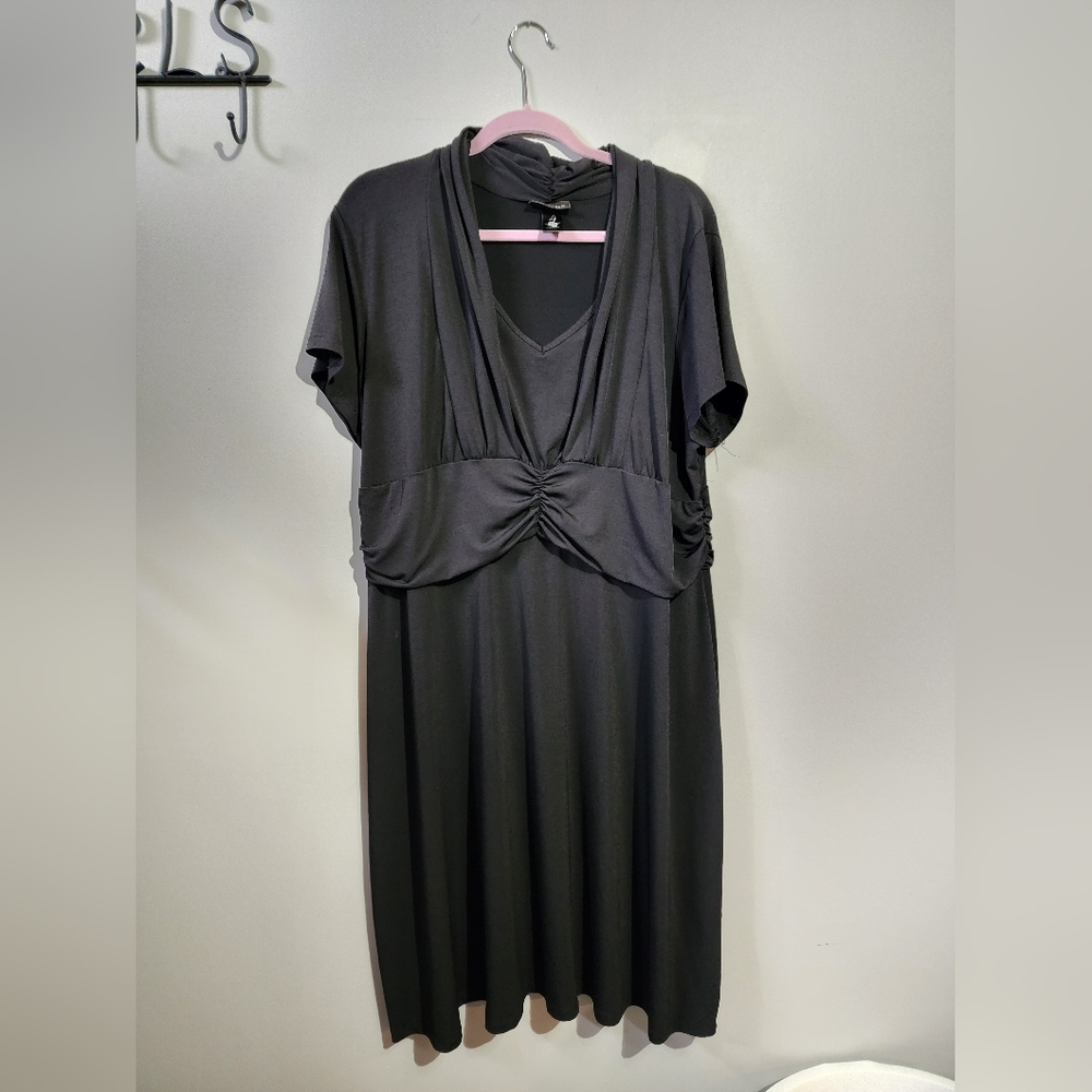 Lane Bryant Elegant Black Dress 22w/24w